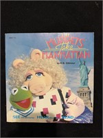 RARE Muppets Take Manhattan Book & Record