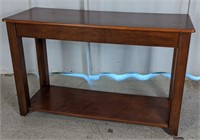 Transitional Rectangular Wooden Sofa Table