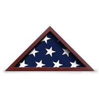 flybold Flag Display Case for Burial Flag -