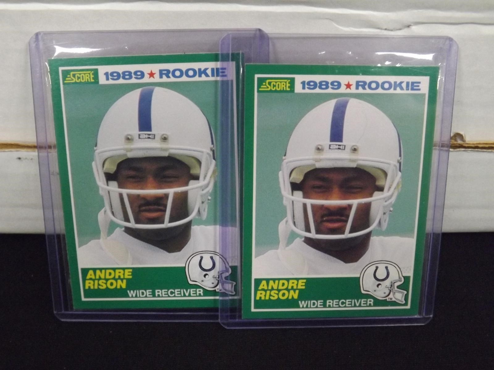 1989 SCORE ANDRE RISON ROOKIE CARD LOT