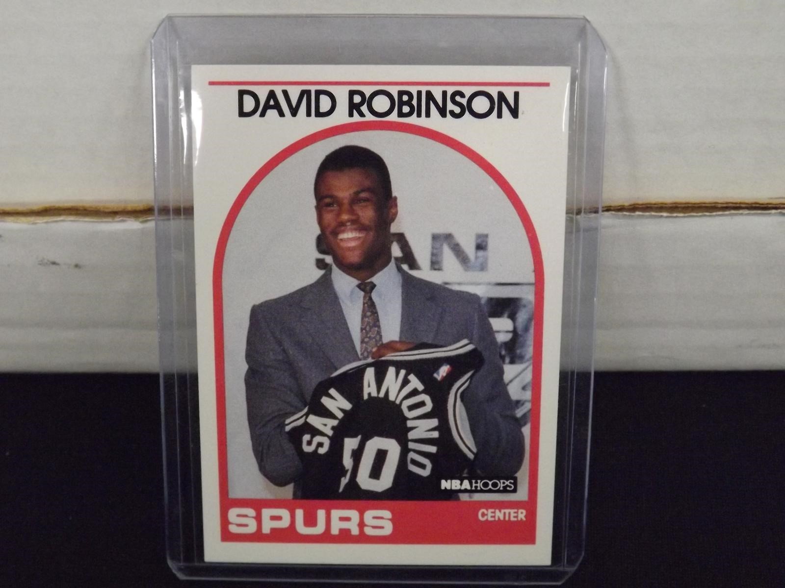 1989-90 NBA HOOPS DAVID ROBINSON ROOKIE CARD
