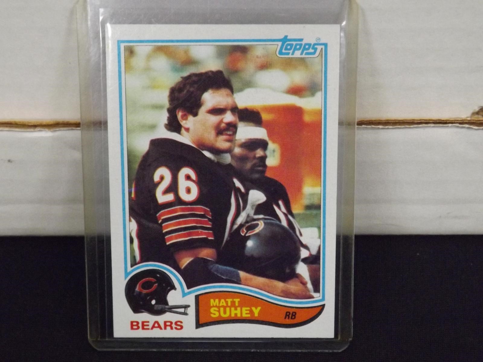 1982 TOPPS #305 MATT SUHEY ROOKIE CARD BEARS