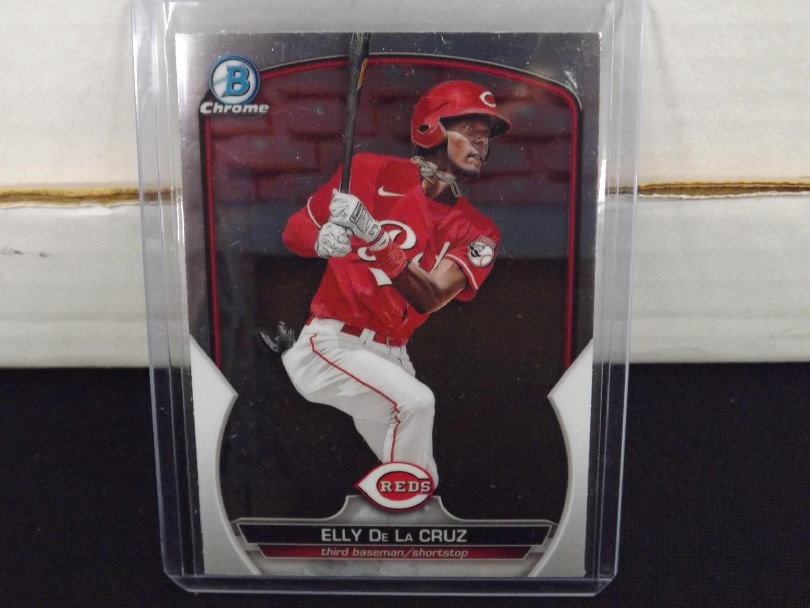 2023 BOWMAN CHROME ELLY DE LA CRUZ REDS