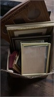 Box lot of Various  picture frames