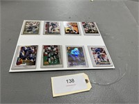 BARRY SANDERS ROOKIE AND OTHER CARDS IN