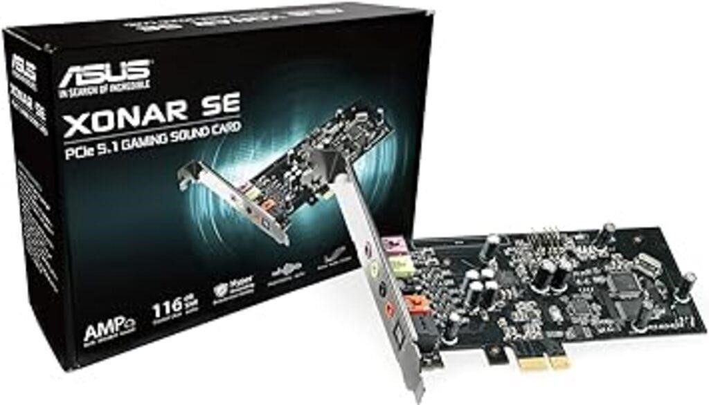 Asus Xonar SE Internal 5.1 PCIe Gaming Sound Card