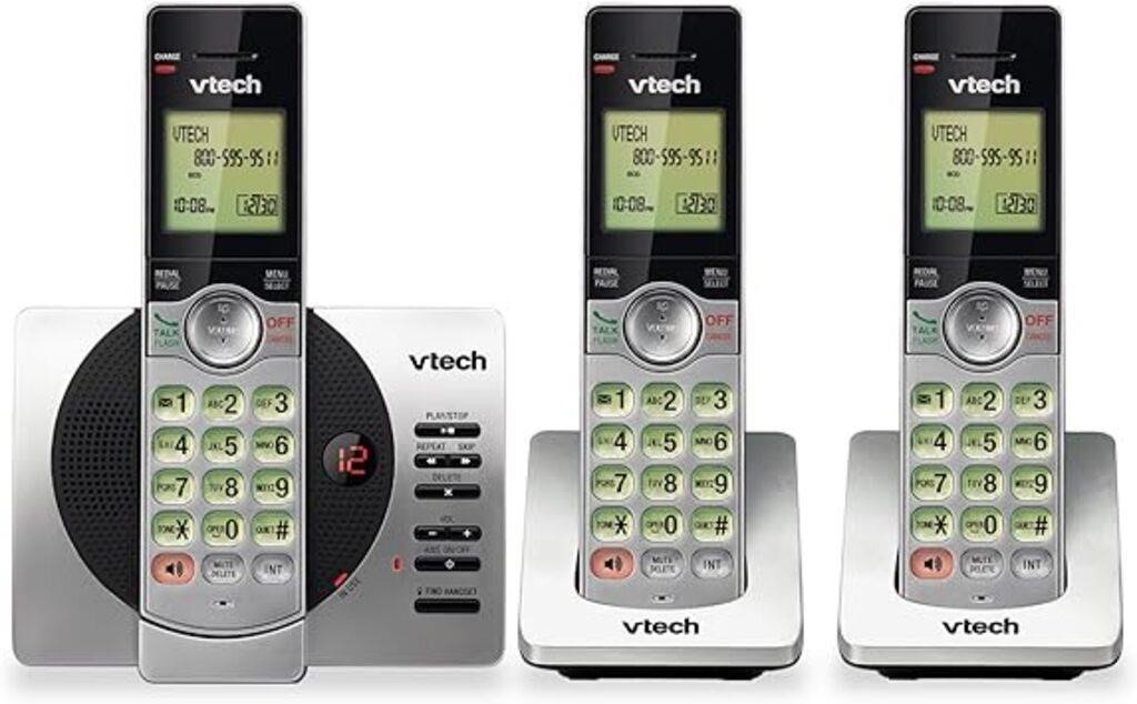 VTech DECT 6.0 Dual Handset Cordless Phone with IT