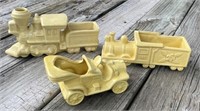 Art Pottery Trains & Cars