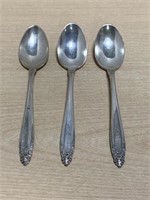 Set of 3 Sterling Spoons