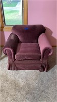 Wide cushioned chair39”w x 35”D x 32”H