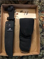 PISTOL HOLSTER AND KNIFE SHEATH