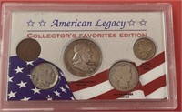 Coin Display "Collector's Favorites" w/ Silver