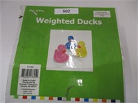 Weighted ducks 12 pieces