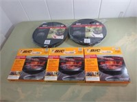 12" Disposable Charcoal Grills &  3-Flame