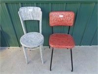 2-Vintage Kitchen Chairs