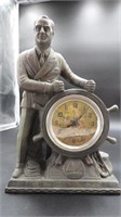 Franklin D Roosevelt Brass Clock