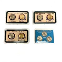 Susan B Anthony and Sacagawea Uncirculated Coins