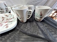 Correll Ware Twilight Gove Pattern Service for 8