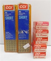 (450) Rounds of assorted .22 short including