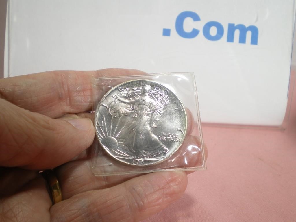 Silver Eagle Coin, 1986, 1 oz.