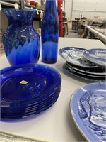 Cobalt Blue Glassware / Blue Dishes