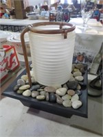 TABLE TOP WATER FOUNTAIN W/ ROCKS