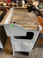 Heavy duty metal bench and vice