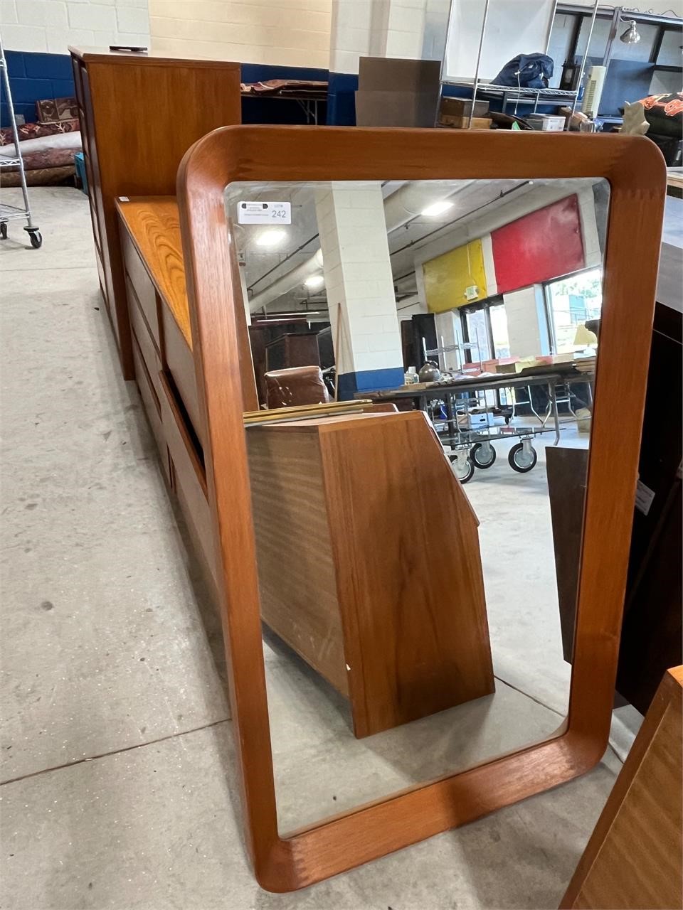 Danish Mid-Century Mirror