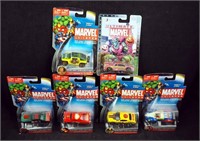 6 New Maisto Marvel Comics Diecast  Cars Lot