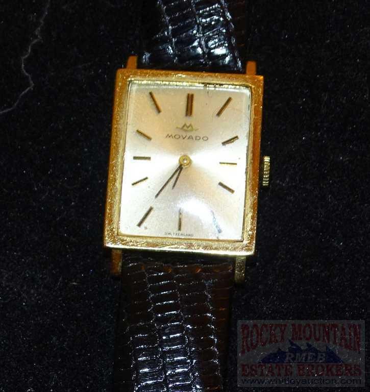 Vintage Movado Tank Style Swiss Made Watch | Auctioneers Who Know ...