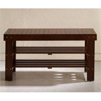 ROUNDHILL SHOE BENCH *NOT ASSEMBLED*