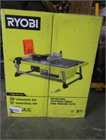 NIB Ryobi 7" Wet Tile Saw w/Beveling Table