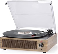 3-Speed Vintage Vinyl Record Player