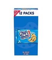 Pack of 12 Nabisco Chips Ahoy Cookies, Chocolate