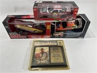 NASCAR, HotWheels, NHRA, Car Model Toys & Plaque