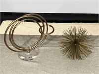 ART BUNDLE - Sunburst Urchin & Spiral Golden Rings