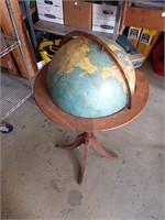 15" D x 40" H Vintage Globe Stand
