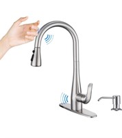 $140 Touch on Kitchen Faucet with Soap Dispenser