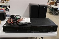 KENWOOD DISC PLAYER AND AUDIO RECEIVER WITH