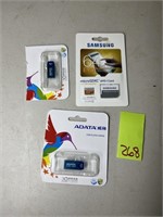 Flash Drives & Micro SDXC- UHS I Card