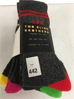 4 PAIRS TWO BLIND BROTHERS SOCKS