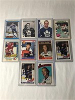 10 In Person Autographed Hockey Cards Lot #2