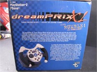 dreamProx XL Turbo Racing Wheel for PlayStation 2