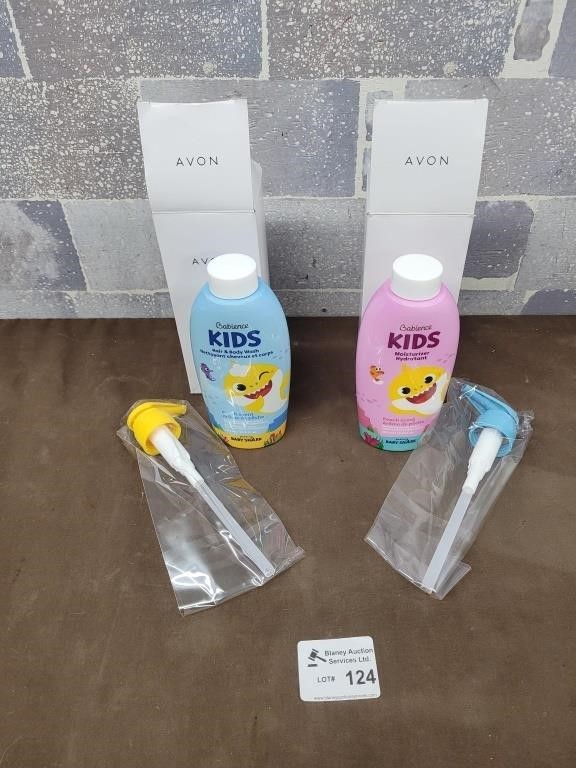 2 Baby Shark avon kids shampoo