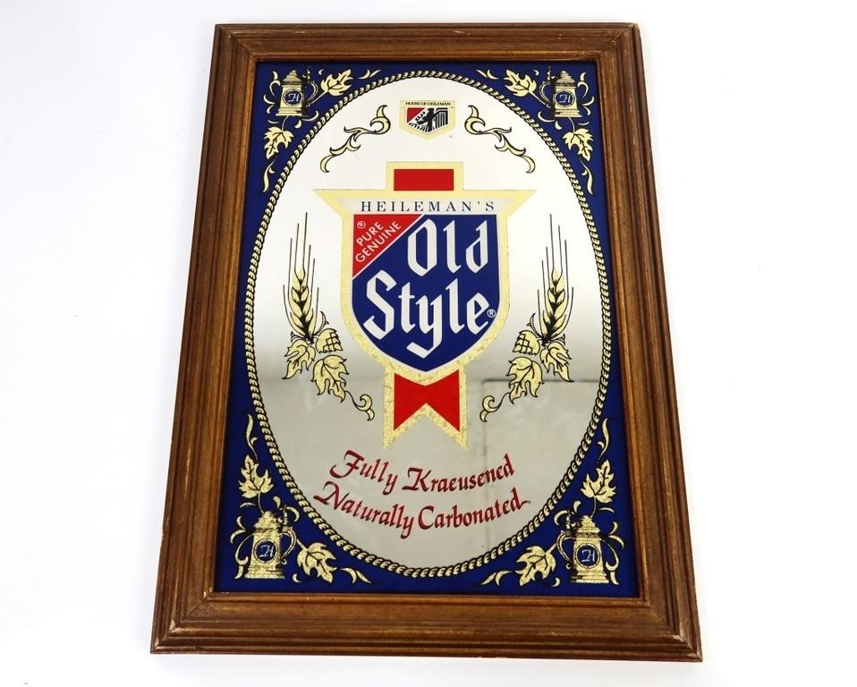 VINTAGE HEILEMANS BEER MIRROR