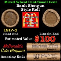 Lincoln Wheat Cent 1c Mixed Roll Orig Brandt McDon