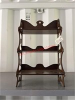 Vintage 2”3 tier Mahogany shelf (Connex 2)
