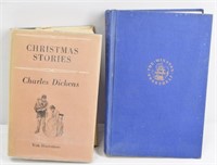 2 pc  Charles Dickens Hard Cover Books