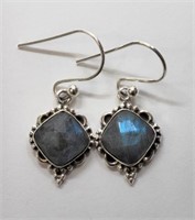 Sterling Silver Labradorite Earrings