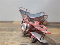 Coca Cola Plane & Metal Sleigh